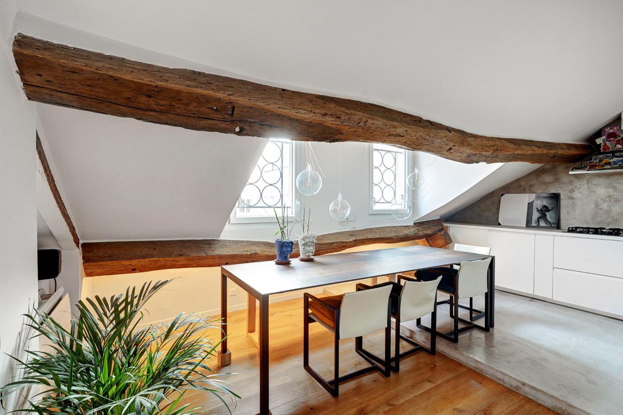 Apartment Pretty Parisian Penthouse Paris